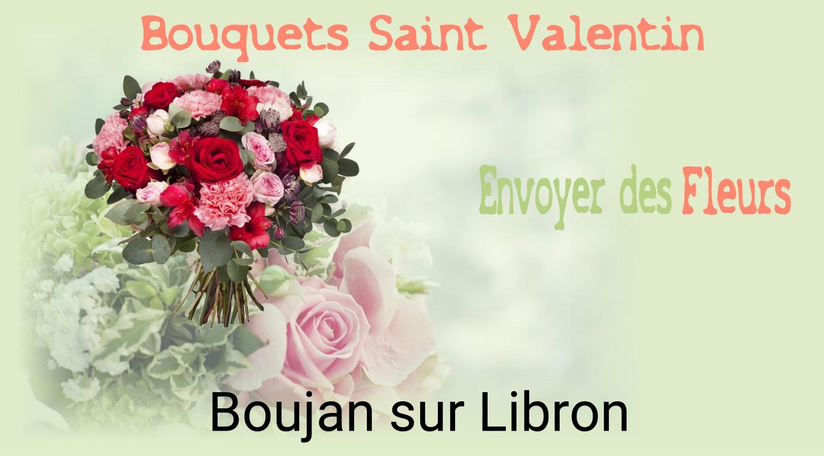 Roses de Saint-Valentin livrées à Boujan-sur-Libron